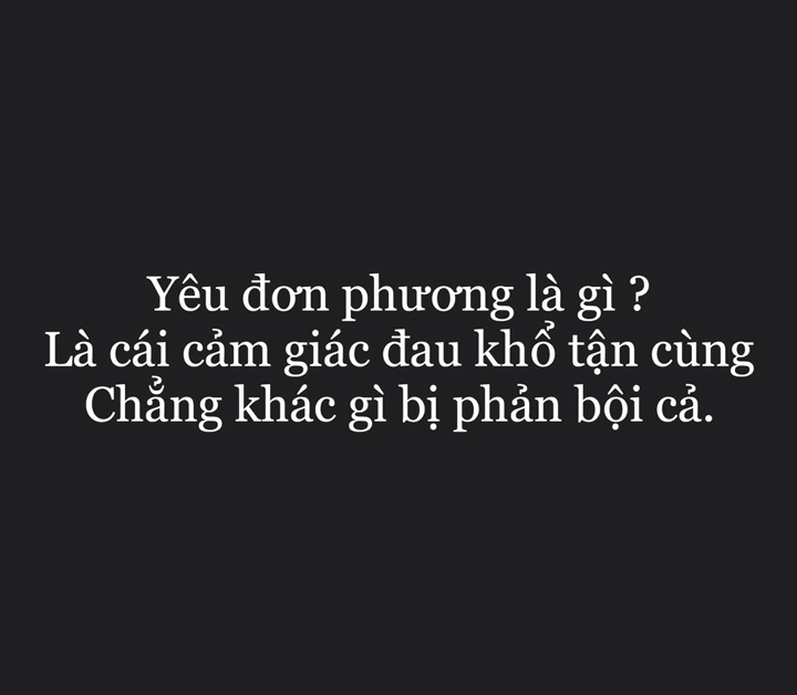 Yêu đơn phương không nói thành lời