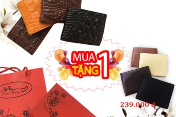 DA CÁ SẤU KHUYẾN MÃI - MUA 1 TẶNG 1